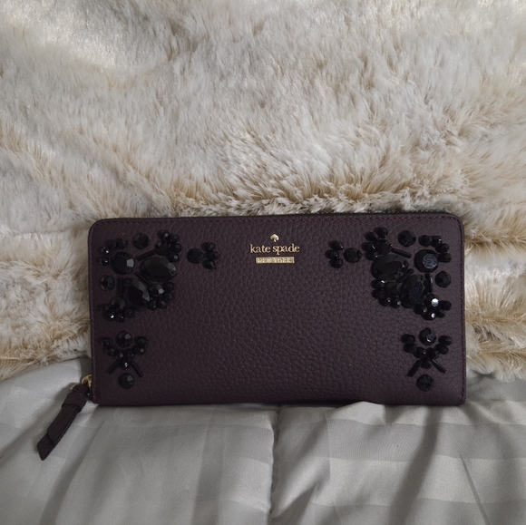 kate spade Handbags - Kate Spade Neda Anderson Way Zip-Around Leather Wallet